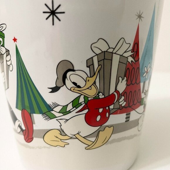Disney Mickey and Friends Christmas Mug Zrike Brands Goofy Donald Duck Minnie - Picture 15 of 16